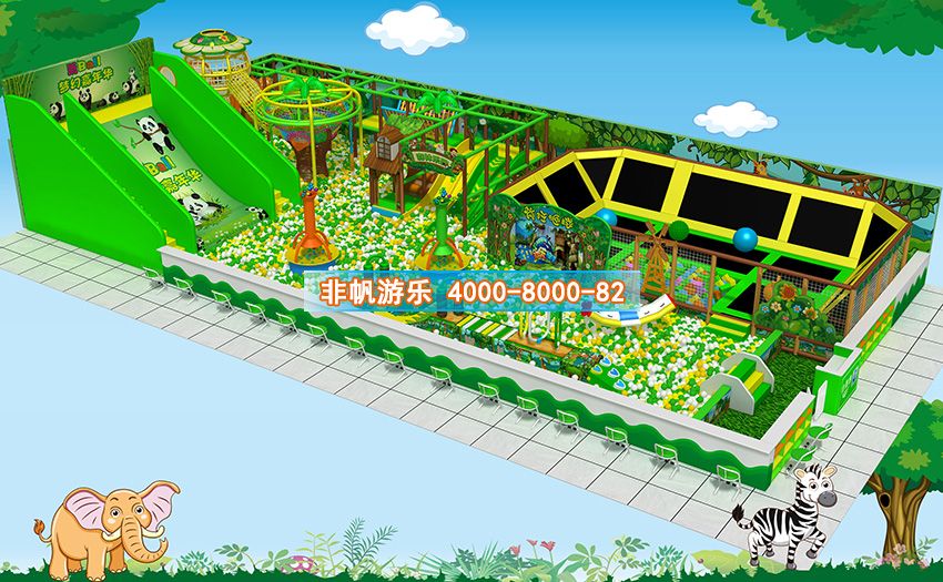 兒童淘氣堡百萬海洋球池風(fēng)格主題